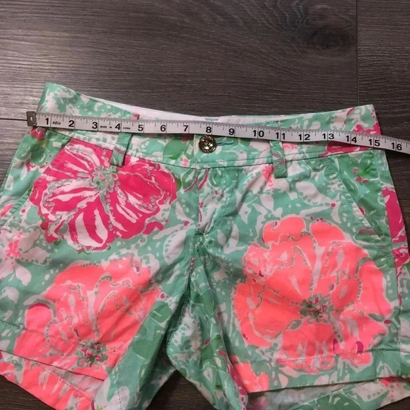 Lilly Pulitzer The Callahan Short Poolside Beach Walk Blue Size 00 - Picture 11 of 12
